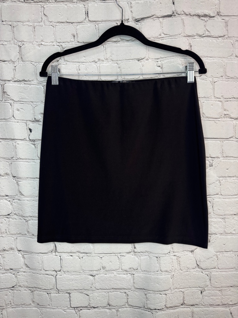 Sympli Black Straight Mini Skirt Size 10
